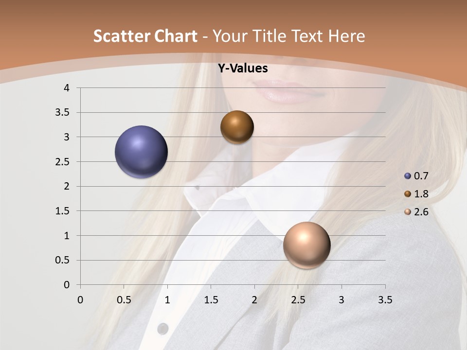Portrait Smiling Beauty PowerPoint Template
