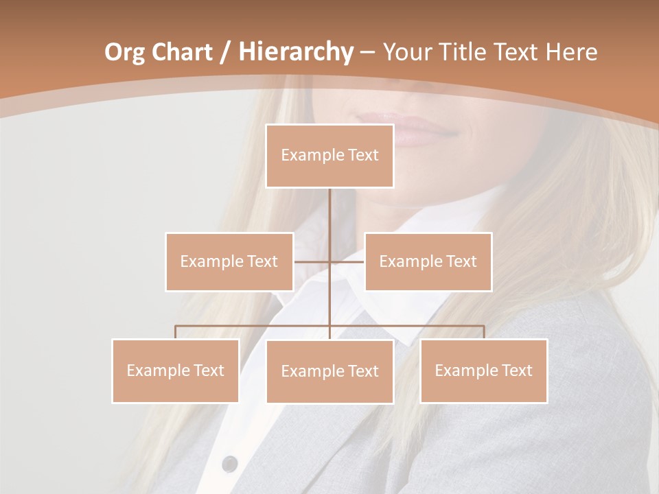 Portrait Smiling Beauty PowerPoint Template