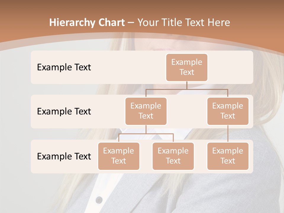 Portrait Smiling Beauty PowerPoint Template