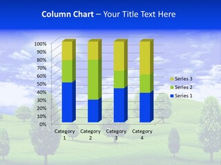 White Green Solitude PowerPoint Template