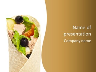 Mealtime Perishable Meal PowerPoint Template