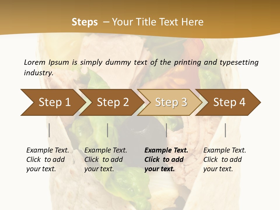 Mealtime Perishable Meal PowerPoint Template