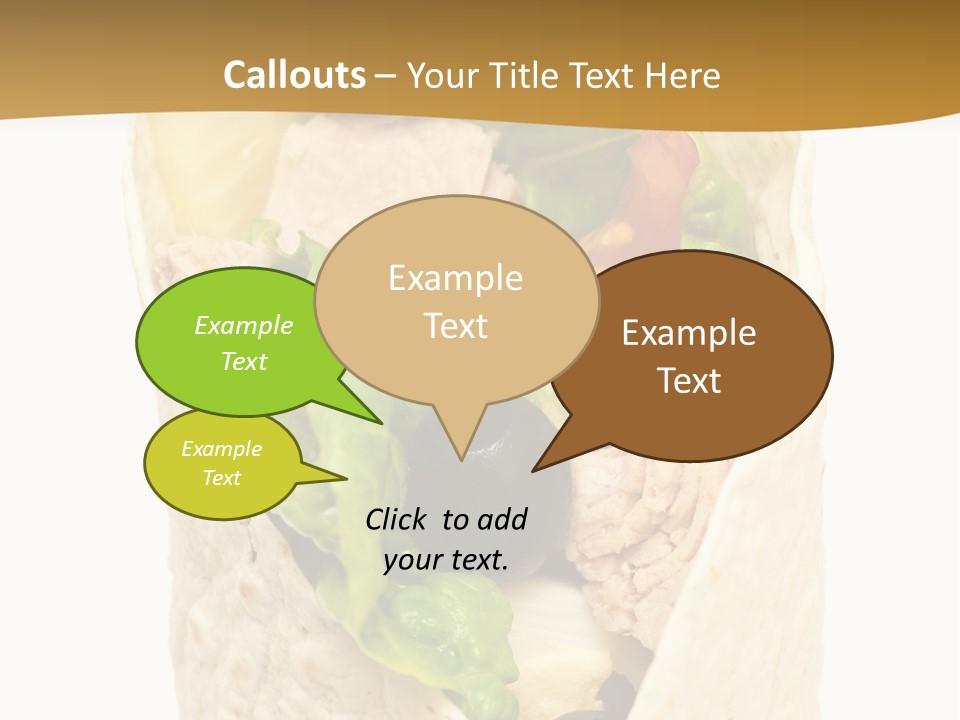 Mealtime Perishable Meal PowerPoint Template