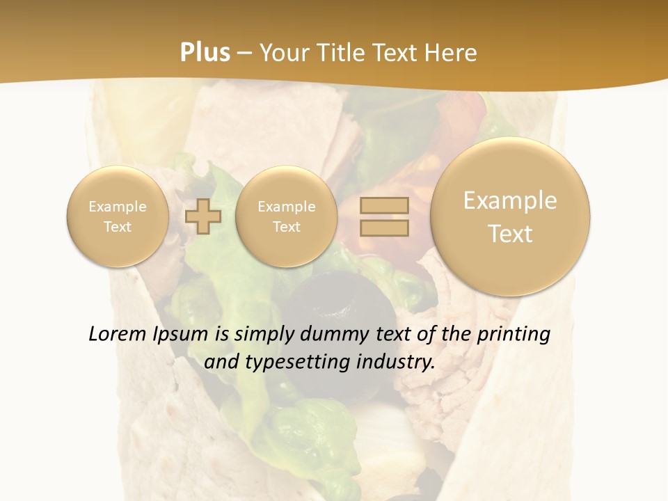 Mealtime Perishable Meal PowerPoint Template