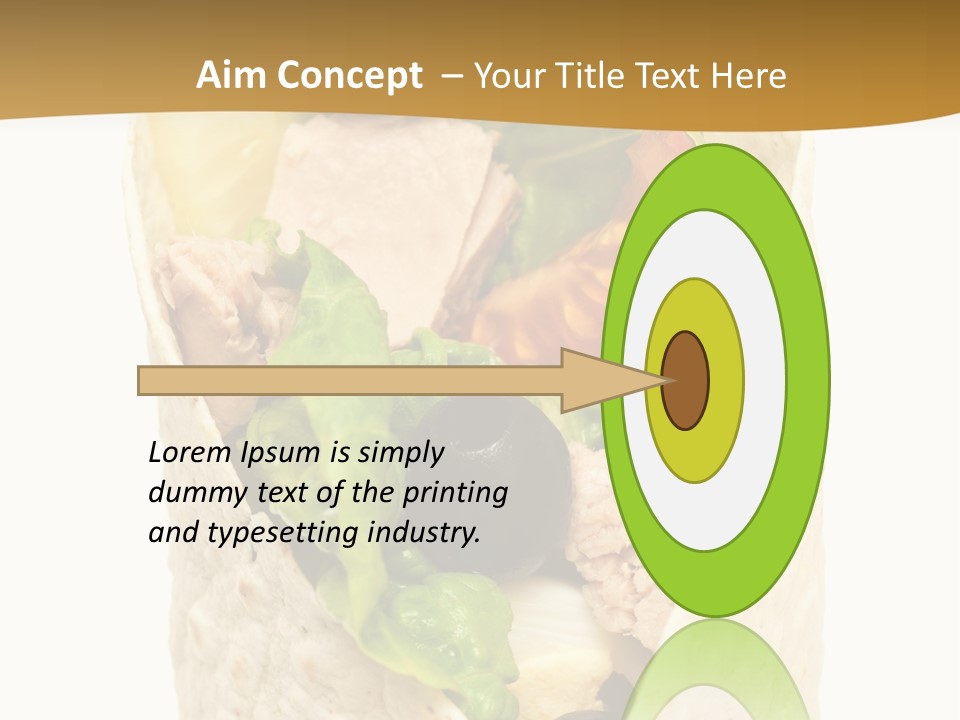 Mealtime Perishable Meal PowerPoint Template