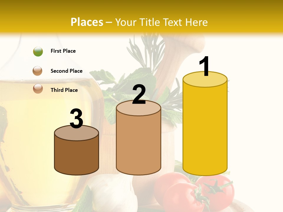 Ingredient Healthy Eating Vegetarian PowerPoint Template