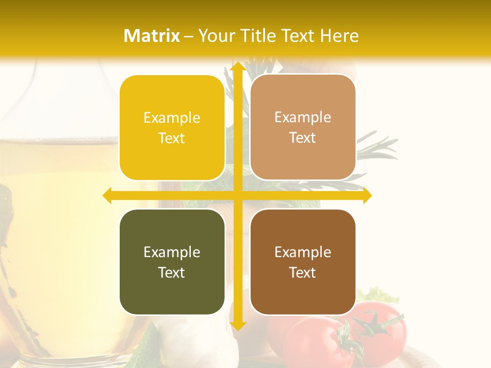 Ingredient Healthy Eating Vegetarian PowerPoint Template