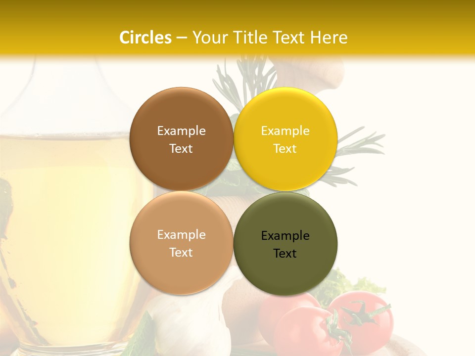 Ingredient Healthy Eating Vegetarian PowerPoint Template
