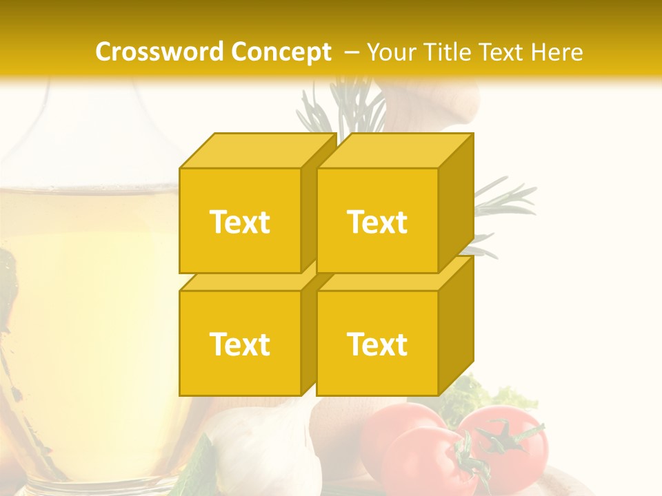 Ingredient Healthy Eating Vegetarian PowerPoint Template