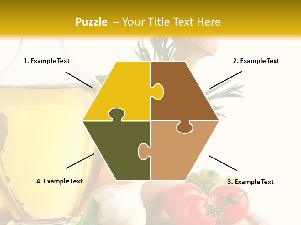 Ingredient Healthy Eating Vegetarian PowerPoint Template