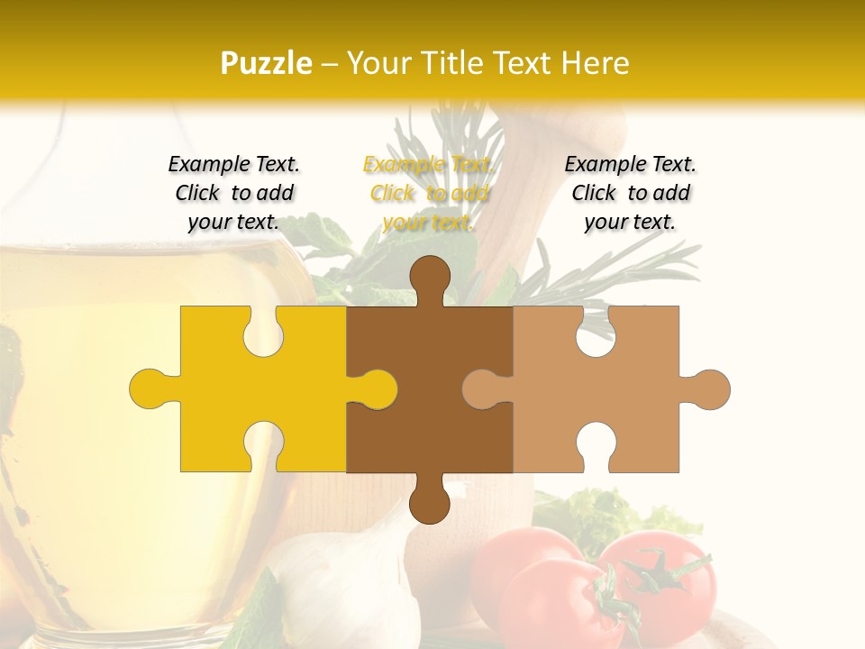 Ingredient Healthy Eating Vegetarian PowerPoint Template