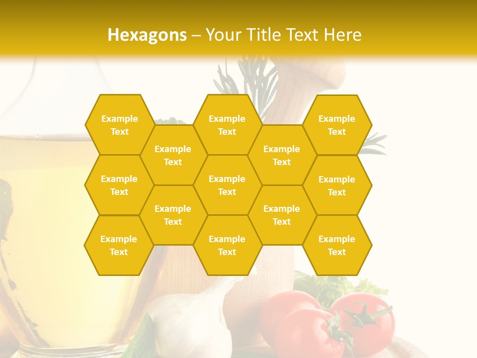Ingredient Healthy Eating Vegetarian PowerPoint Template