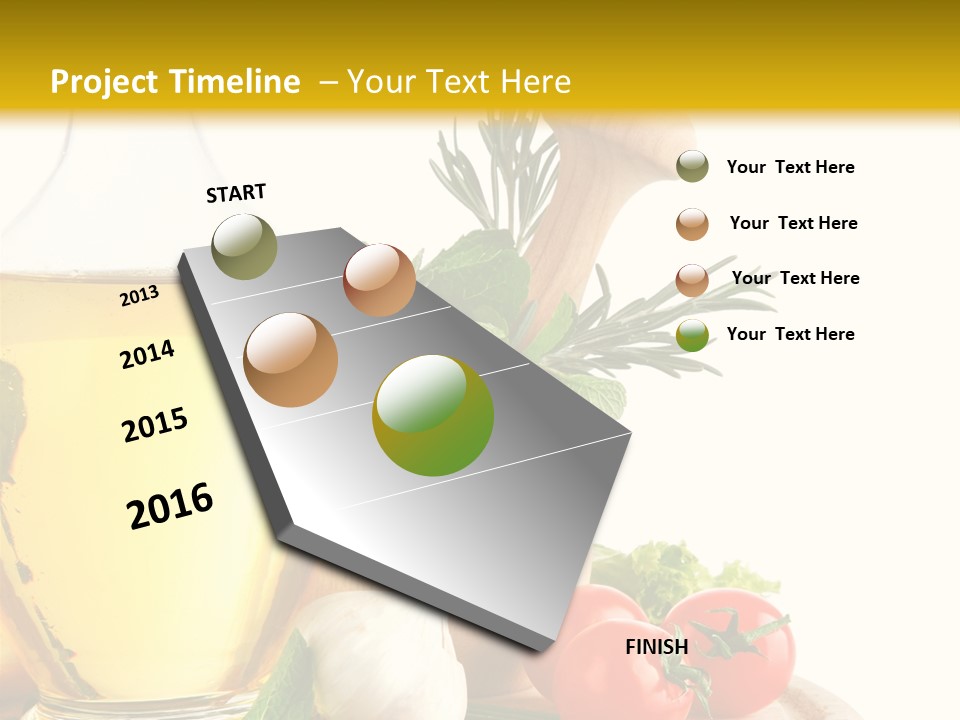 Ingredient Healthy Eating Vegetarian PowerPoint Template