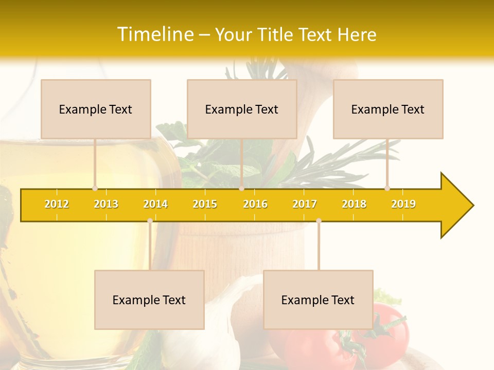 Ingredient Healthy Eating Vegetarian PowerPoint Template