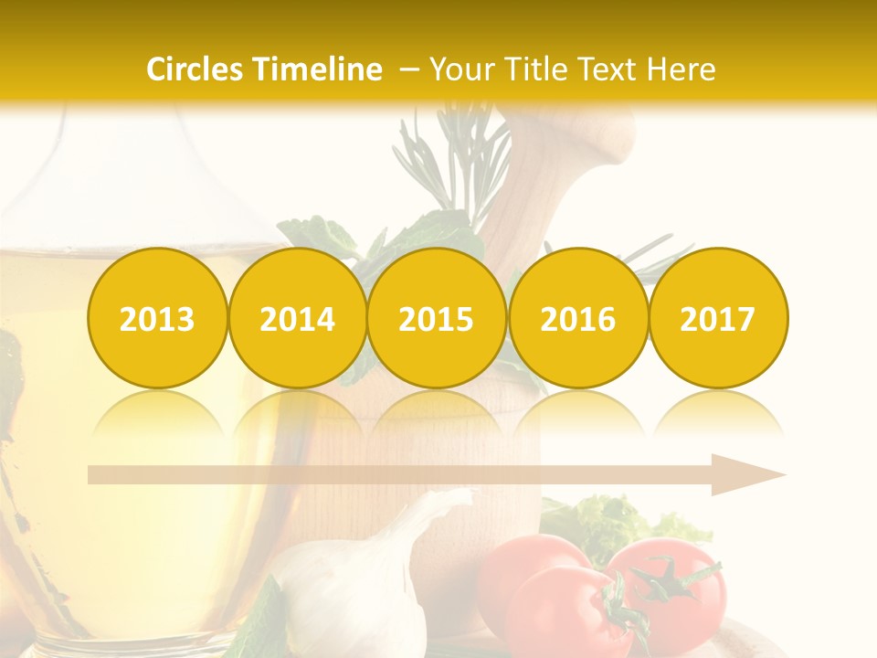 Ingredient Healthy Eating Vegetarian PowerPoint Template