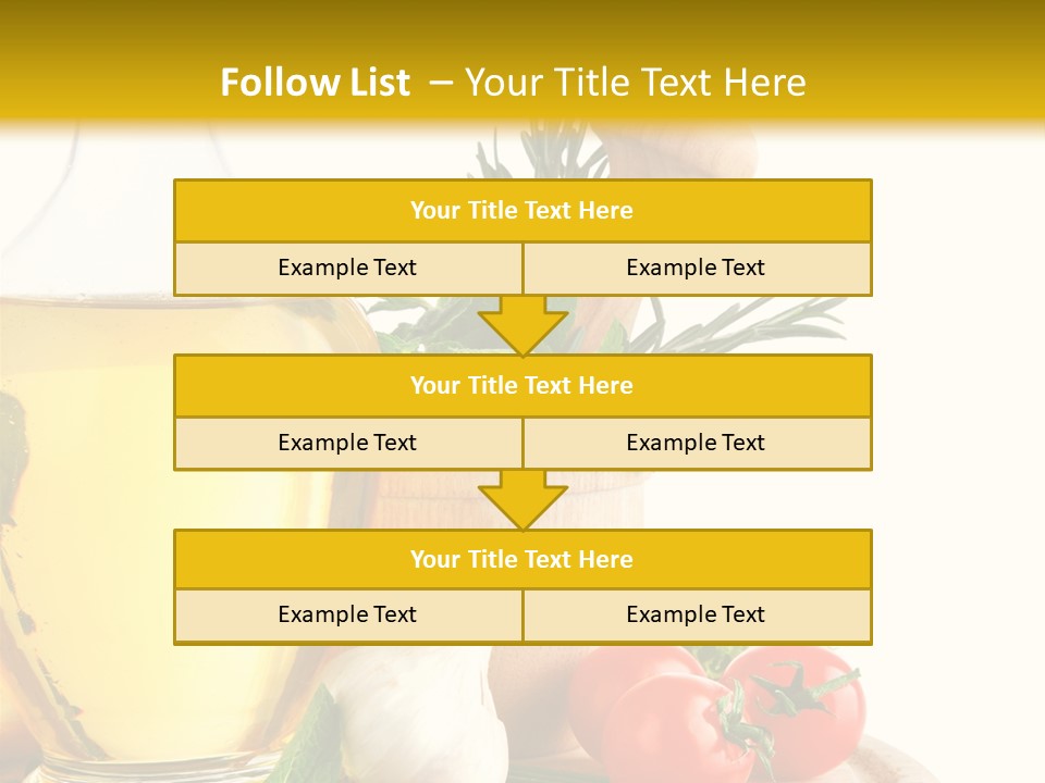 Ingredient Healthy Eating Vegetarian PowerPoint Template