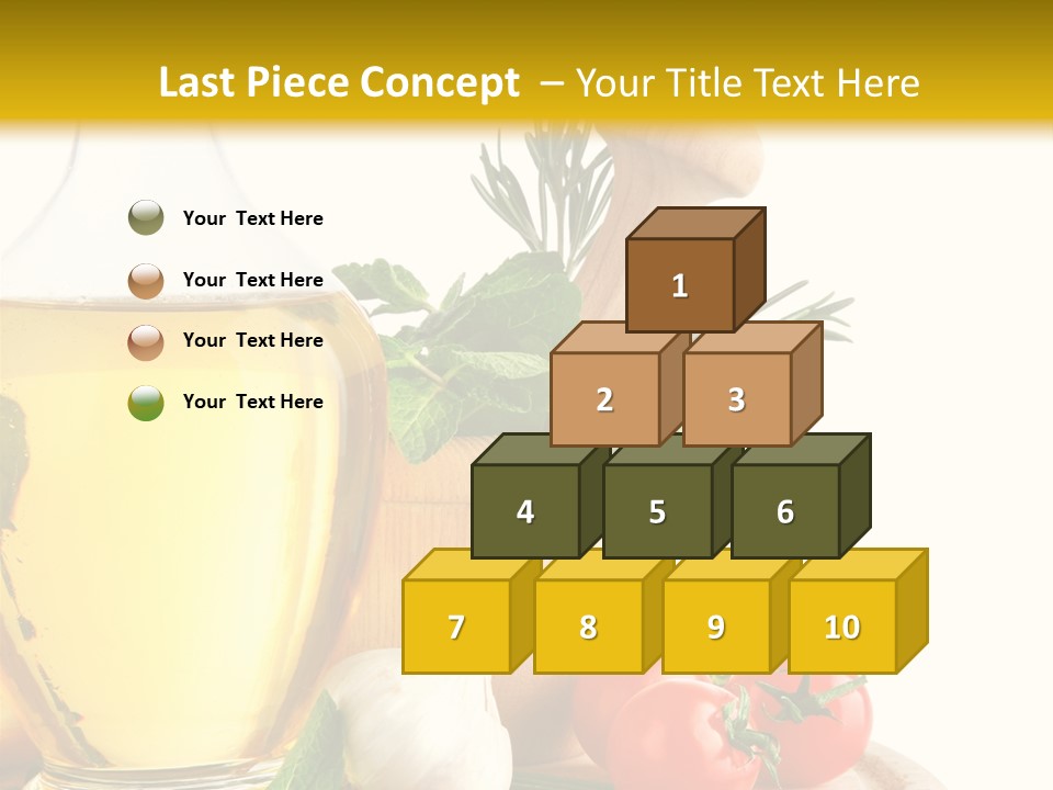 Ingredient Healthy Eating Vegetarian PowerPoint Template