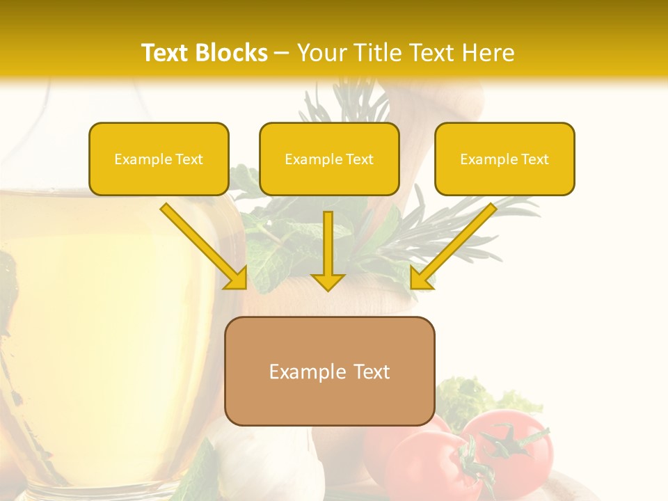 Ingredient Healthy Eating Vegetarian PowerPoint Template