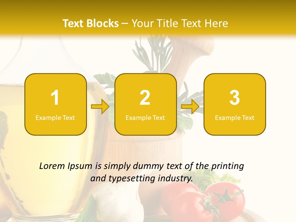 Ingredient Healthy Eating Vegetarian PowerPoint Template