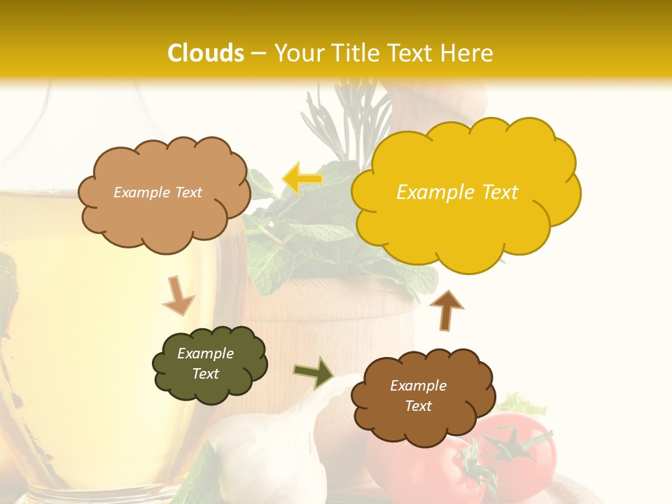 Ingredient Healthy Eating Vegetarian PowerPoint Template