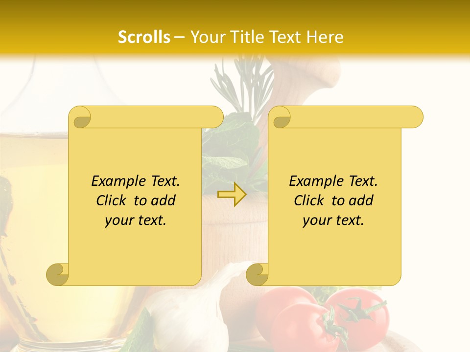 Ingredient Healthy Eating Vegetarian PowerPoint Template