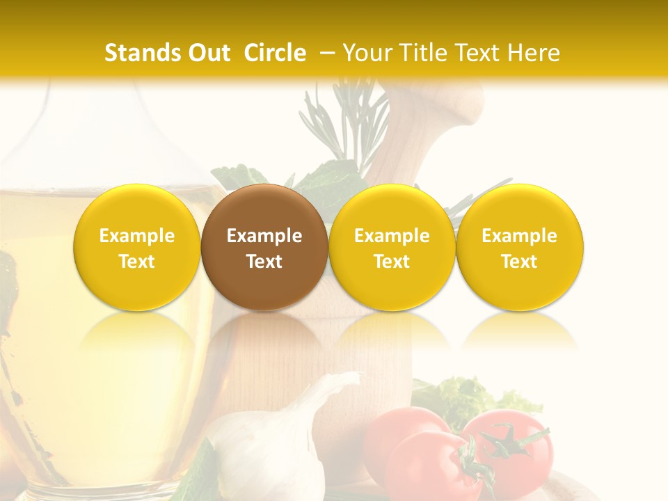 Ingredient Healthy Eating Vegetarian PowerPoint Template
