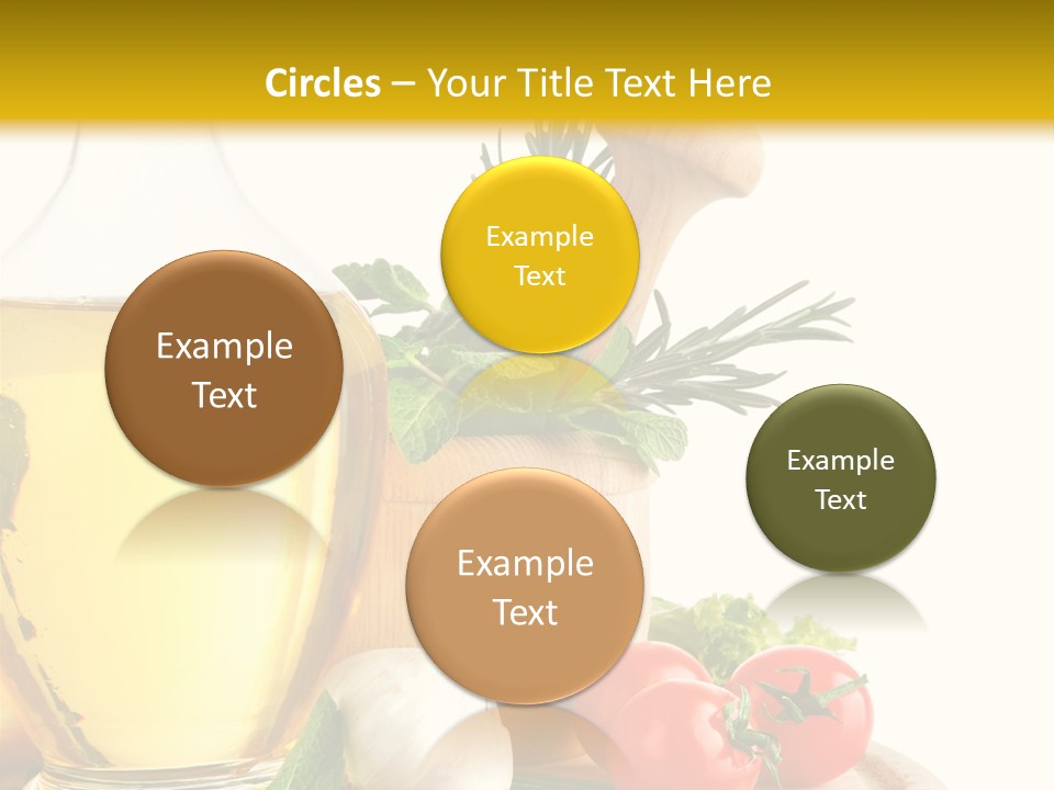 Ingredient Healthy Eating Vegetarian PowerPoint Template