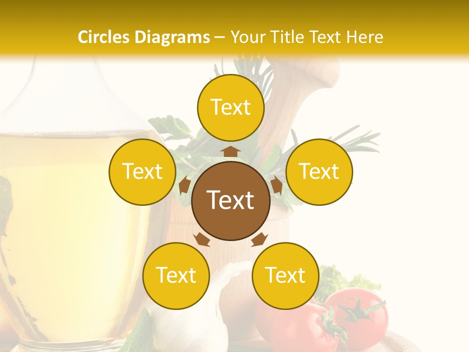 Ingredient Healthy Eating Vegetarian PowerPoint Template