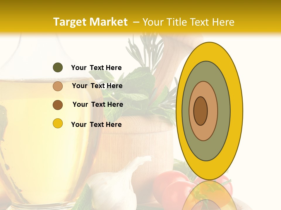 Ingredient Healthy Eating Vegetarian PowerPoint Template