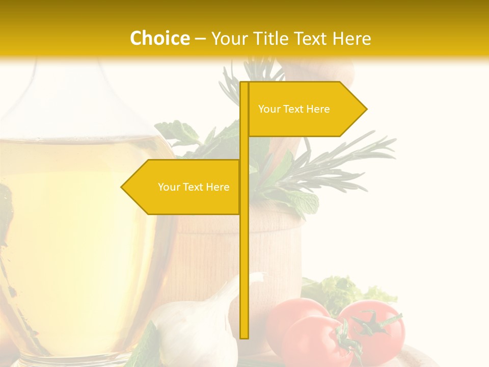 Ingredient Healthy Eating Vegetarian PowerPoint Template