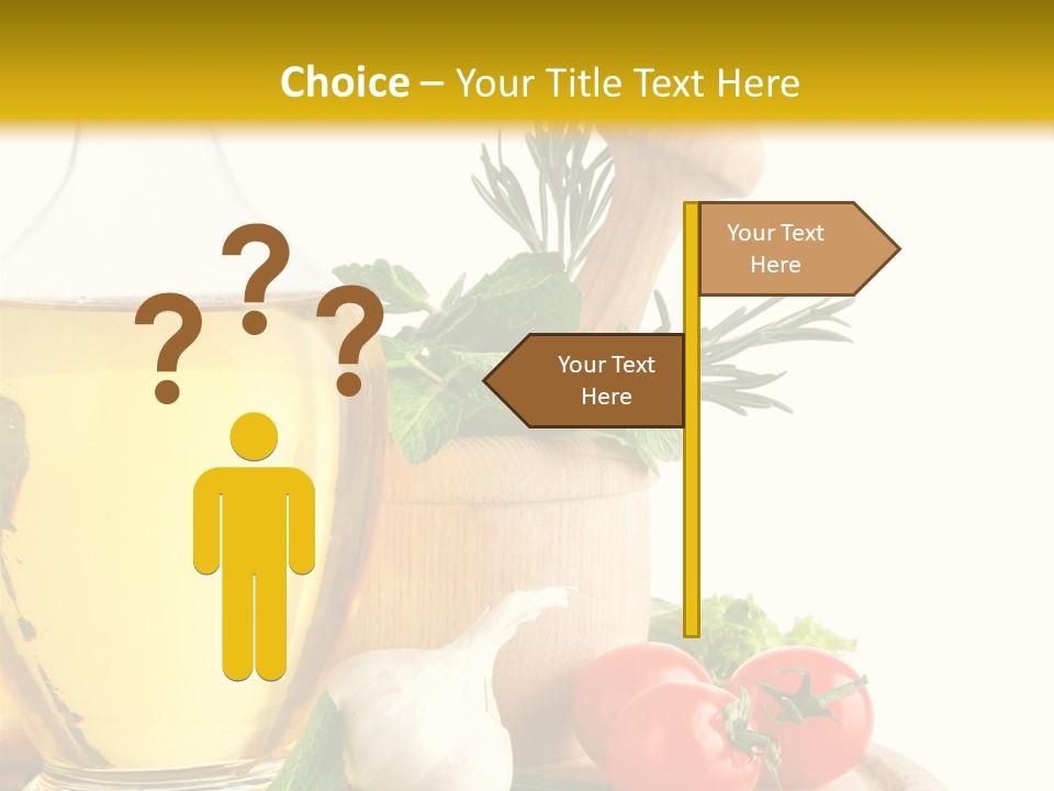 Ingredient Healthy Eating Vegetarian PowerPoint Template