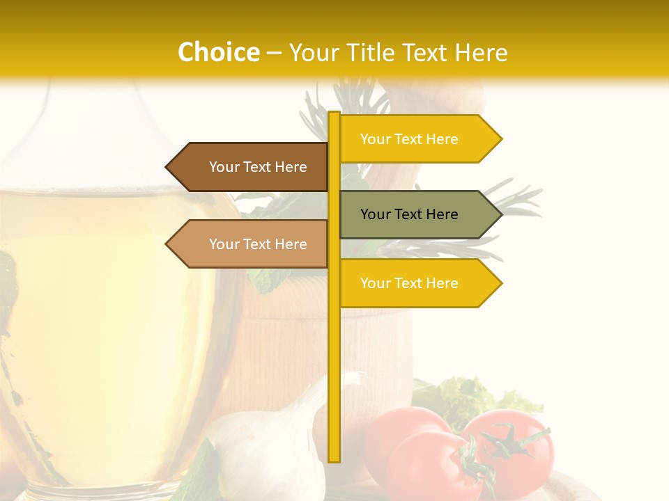 Ingredient Healthy Eating Vegetarian PowerPoint Template