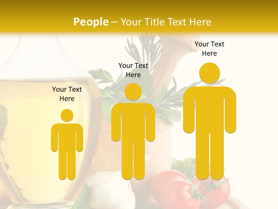 Ingredient Healthy Eating Vegetarian PowerPoint Template