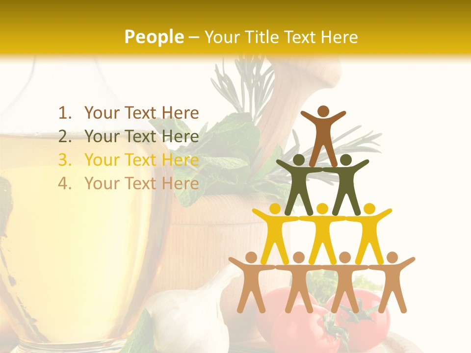 Ingredient Healthy Eating Vegetarian PowerPoint Template