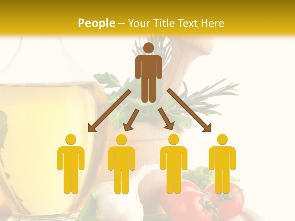 Ingredient Healthy Eating Vegetarian PowerPoint Template