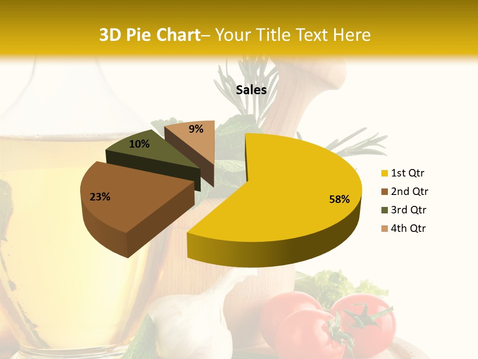Ingredient Healthy Eating Vegetarian PowerPoint Template