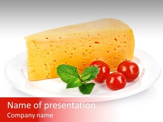 Tomato Fresh Milk PowerPoint Template