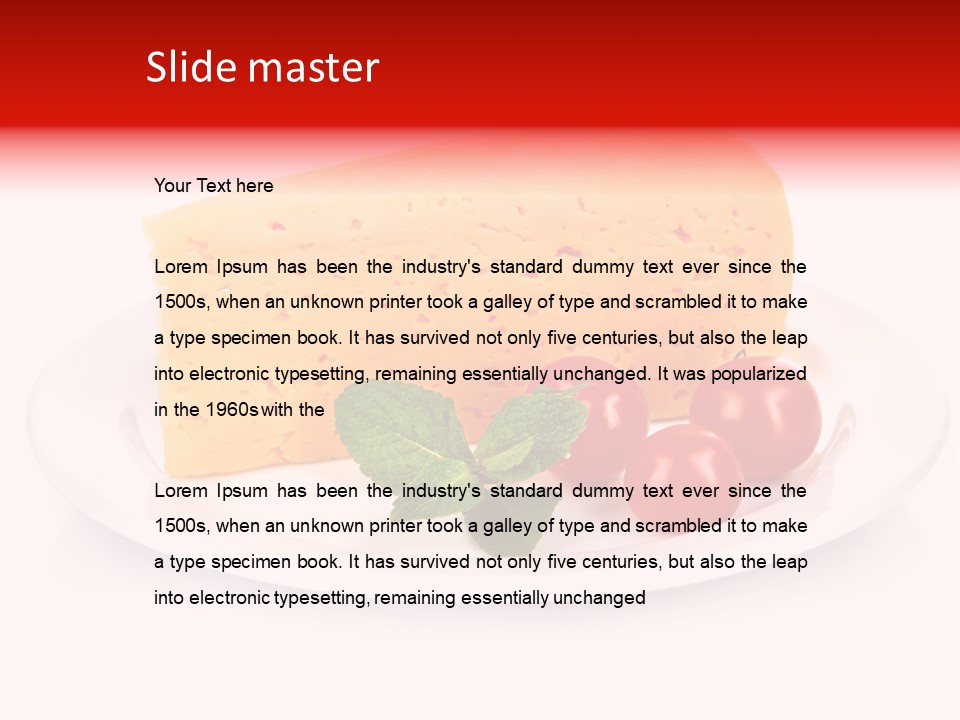 Tomato Fresh Milk PowerPoint Template