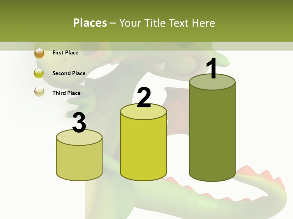 Only Person Cheerful PowerPoint Template