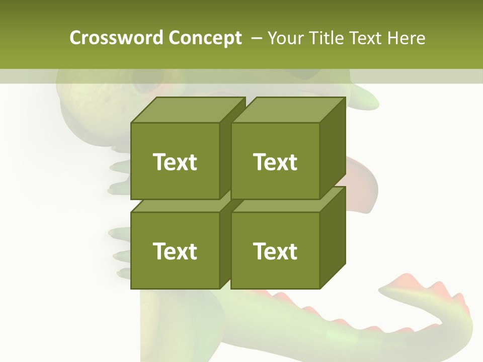 Only Person Cheerful PowerPoint Template