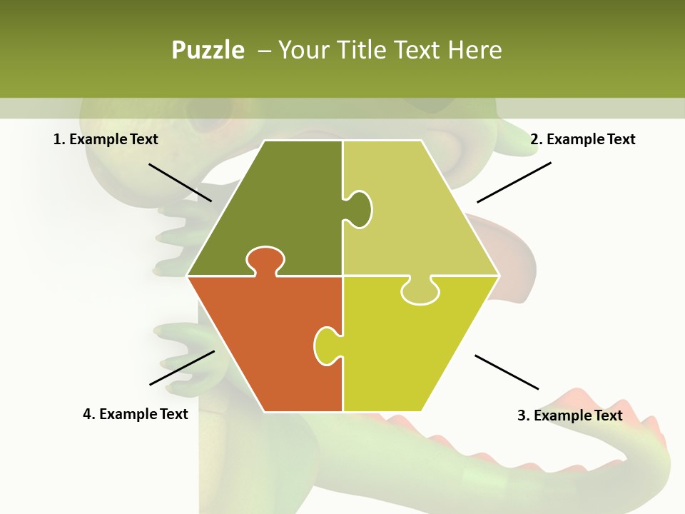 Only Person Cheerful PowerPoint Template