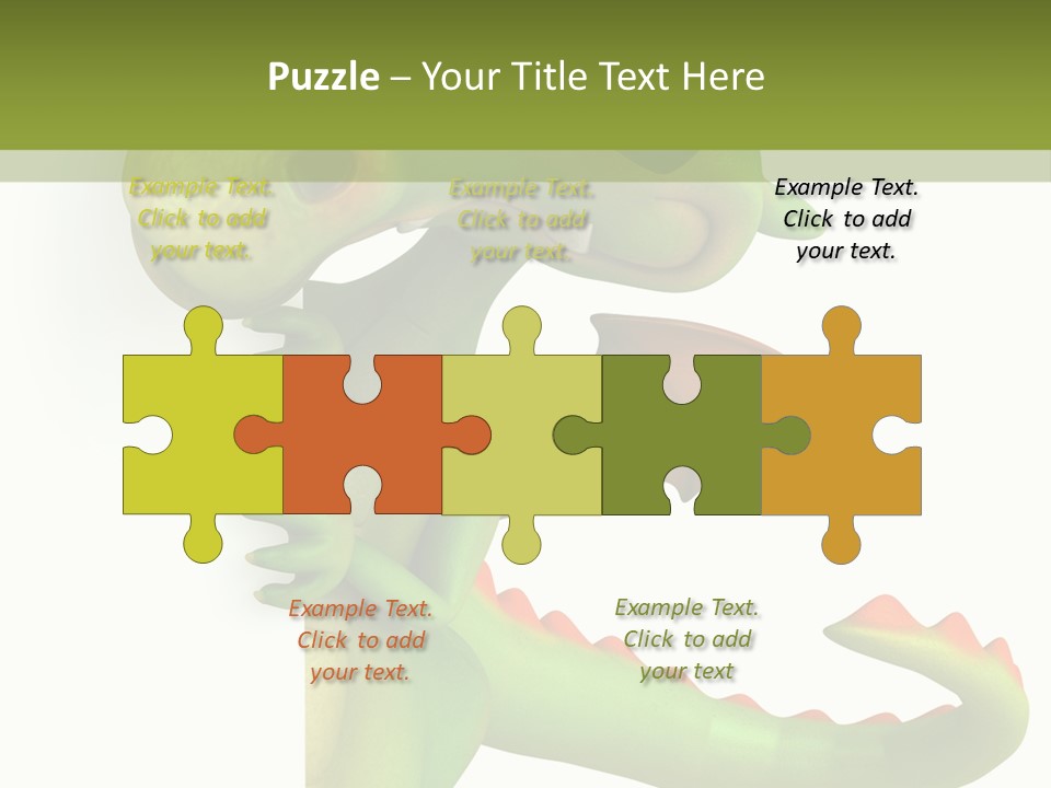 Only Person Cheerful PowerPoint Template