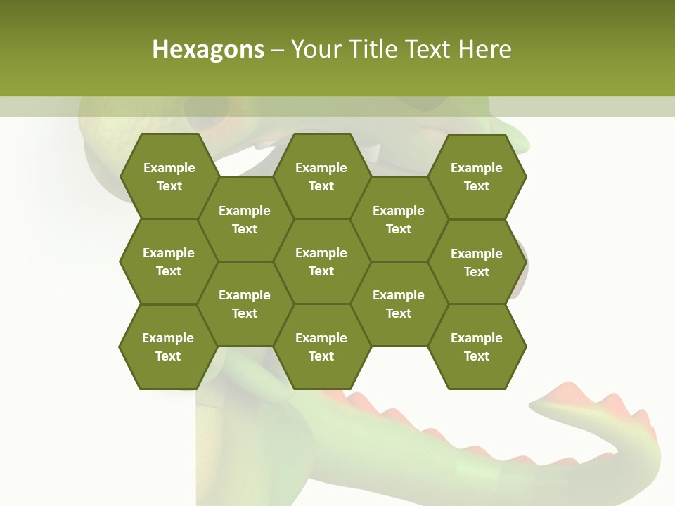 Only Person Cheerful PowerPoint Template