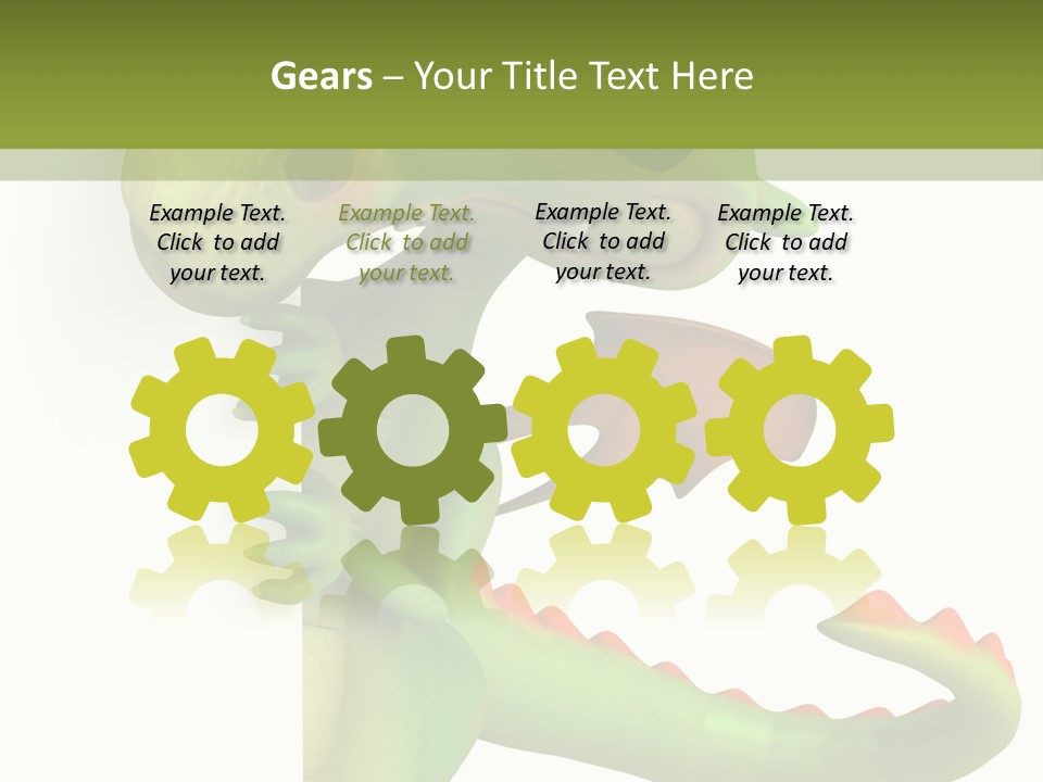 Only Person Cheerful PowerPoint Template