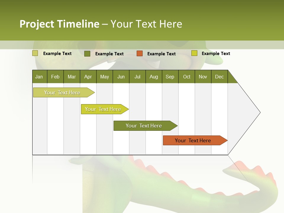 Only Person Cheerful PowerPoint Template