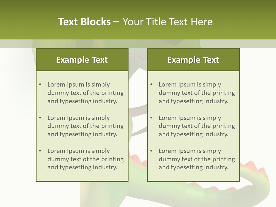 Only Person Cheerful PowerPoint Template
