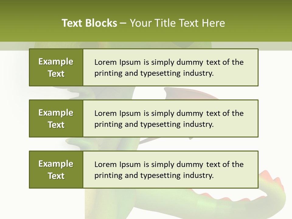 Only Person Cheerful PowerPoint Template