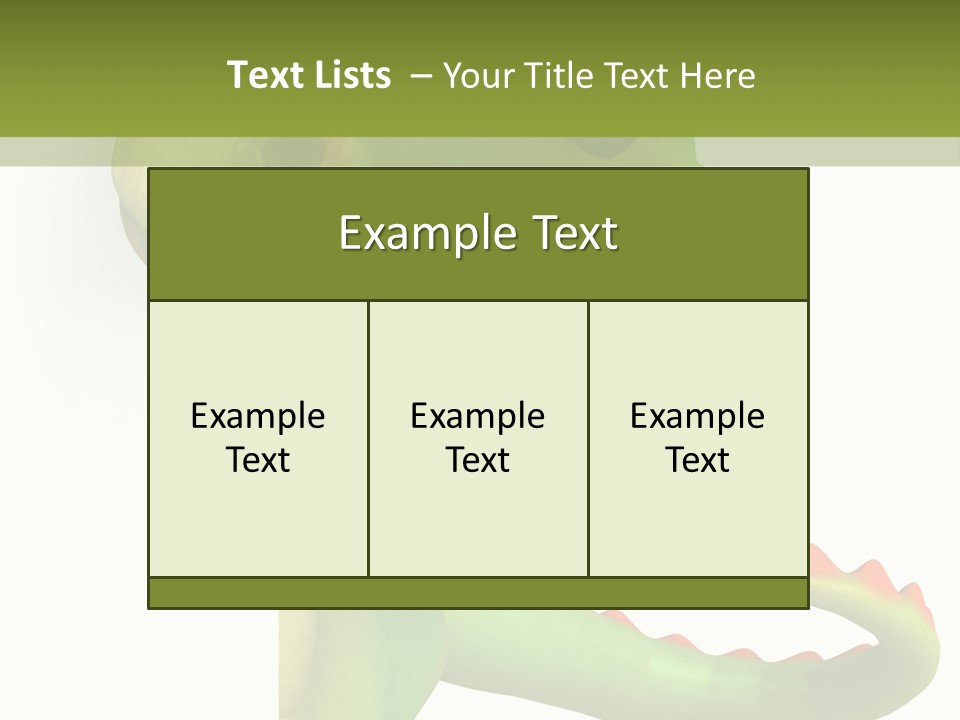 Only Person Cheerful PowerPoint Template