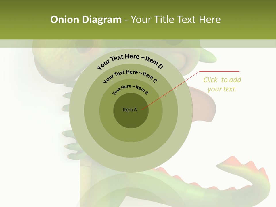 Only Person Cheerful PowerPoint Template