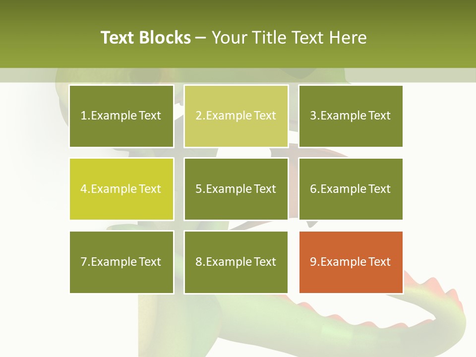 Only Person Cheerful PowerPoint Template